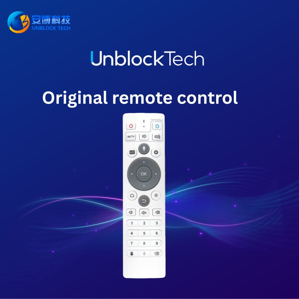 UNBLOCKTECH TV BOX Official Remote Control – Compatible with UBOX 8/9/10/11/12