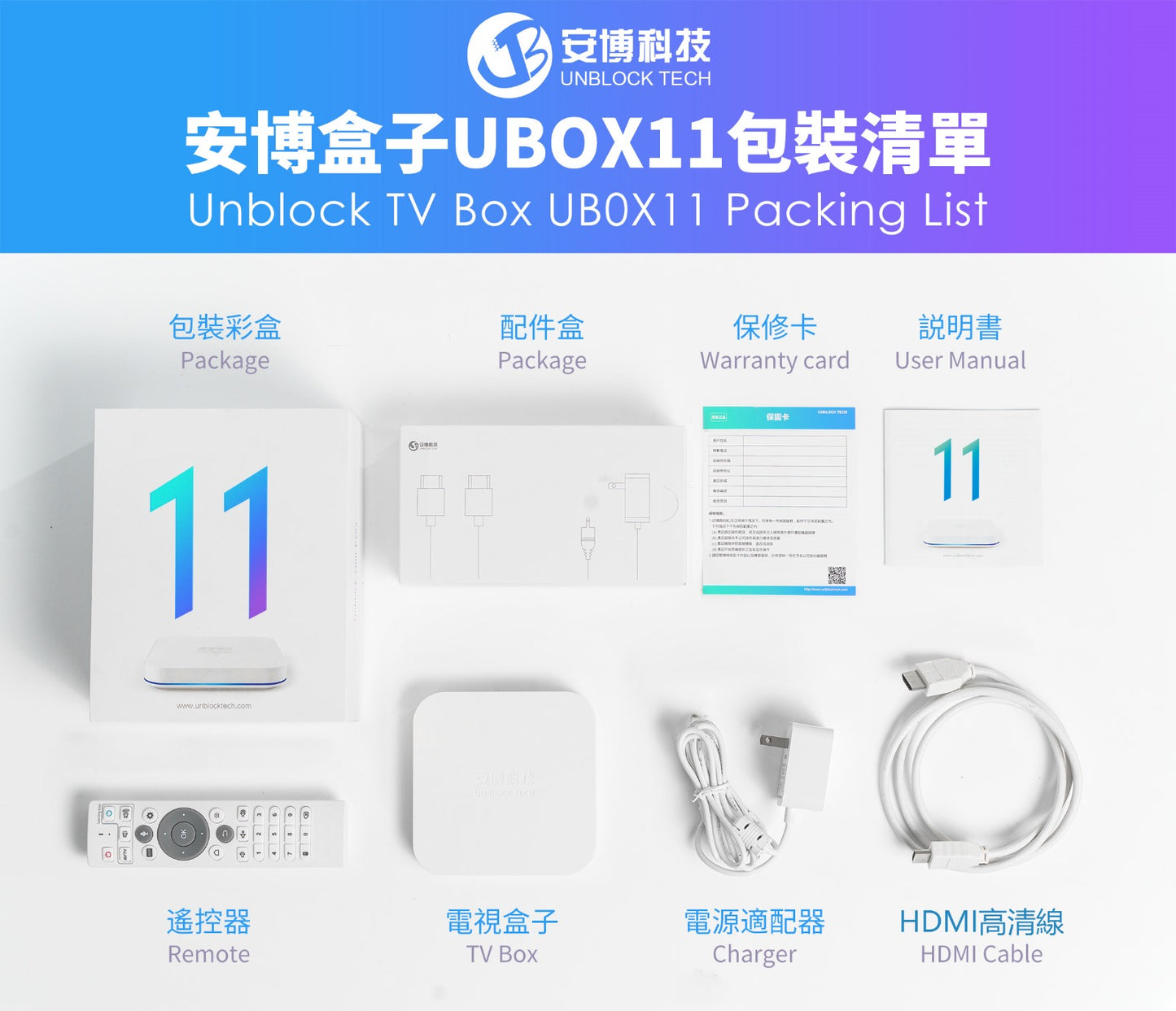 Unblock Tech 11 TV box - UBOX11 Technology's latest 11th generation box - new product launch in 2024