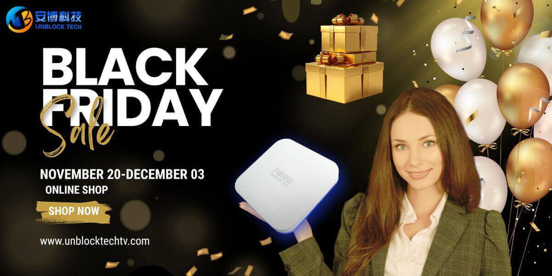 Black Friday 2025 hero — UBOX12 deals and early sale banner.