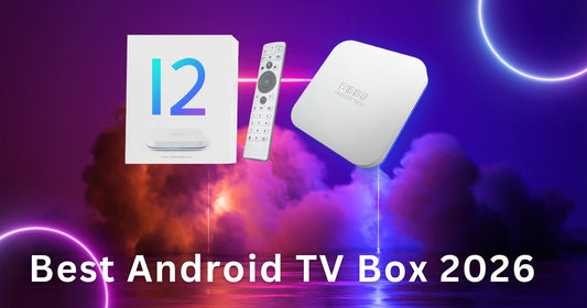 Best Android TV Box 2026 buying guide featuring UBOX 12 and UBOX 11 streaming devices
