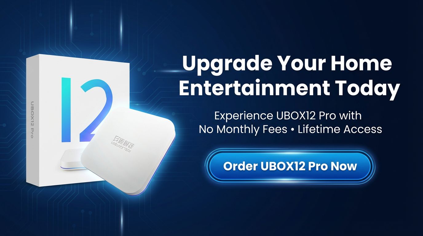 Order Unblock Tech UBOX12 Pro streaming TV box with no monthly fee
